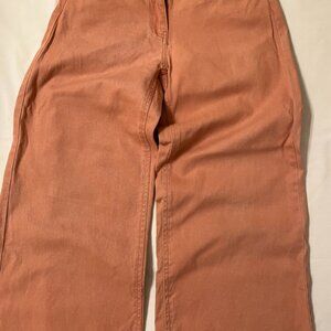 Coccodrillo Pink Flare Girls Jeans Cut Out Hem Size 140/10 Years